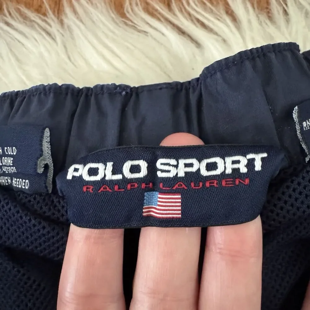 Vintage Polo Sport Ralph Lauren Swim Trunks Men’s XL Embroidered Mesh Lined 90s